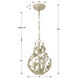 Josie 3 Light 9 inch Champagne Green Tea Mini Chandelier Ceiling Light