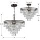 Mercer 7 Light 20 inch English Bronze Semi Flush Ceiling Light