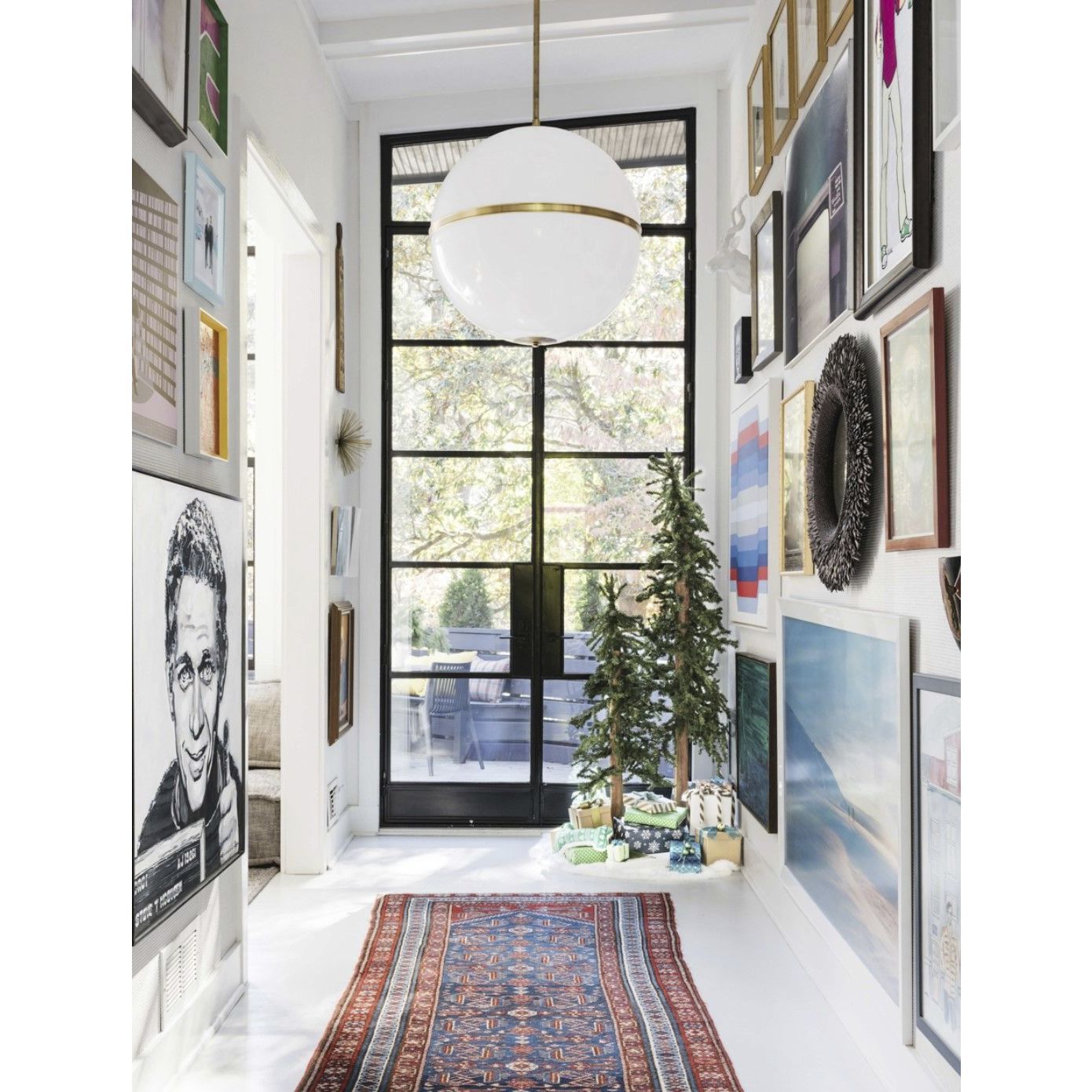 Crystorama 2030-AG Truax 4 Light 30 inch Aged Brass Pendant
