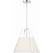 Fulton 3 Light 20 inch Polished Nickel Pendant Ceiling Light