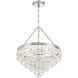 Calypso 6 Light 20 inch Polished Chrome Chandelier Ceiling Light