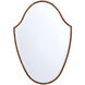 Lindee 40 X 28 inch Wood Veneer Mirror