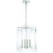 Drake 4 Light 12 inch Polished Nickel Mini Chandelier Ceiling Light