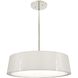 Fulton 6 Light 24 inch Polished Nickel Chandelier Ceiling Light
