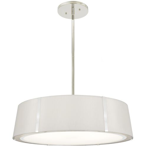 Fulton 6 Light 24 inch Polished Nickel Chandelier Ceiling Light