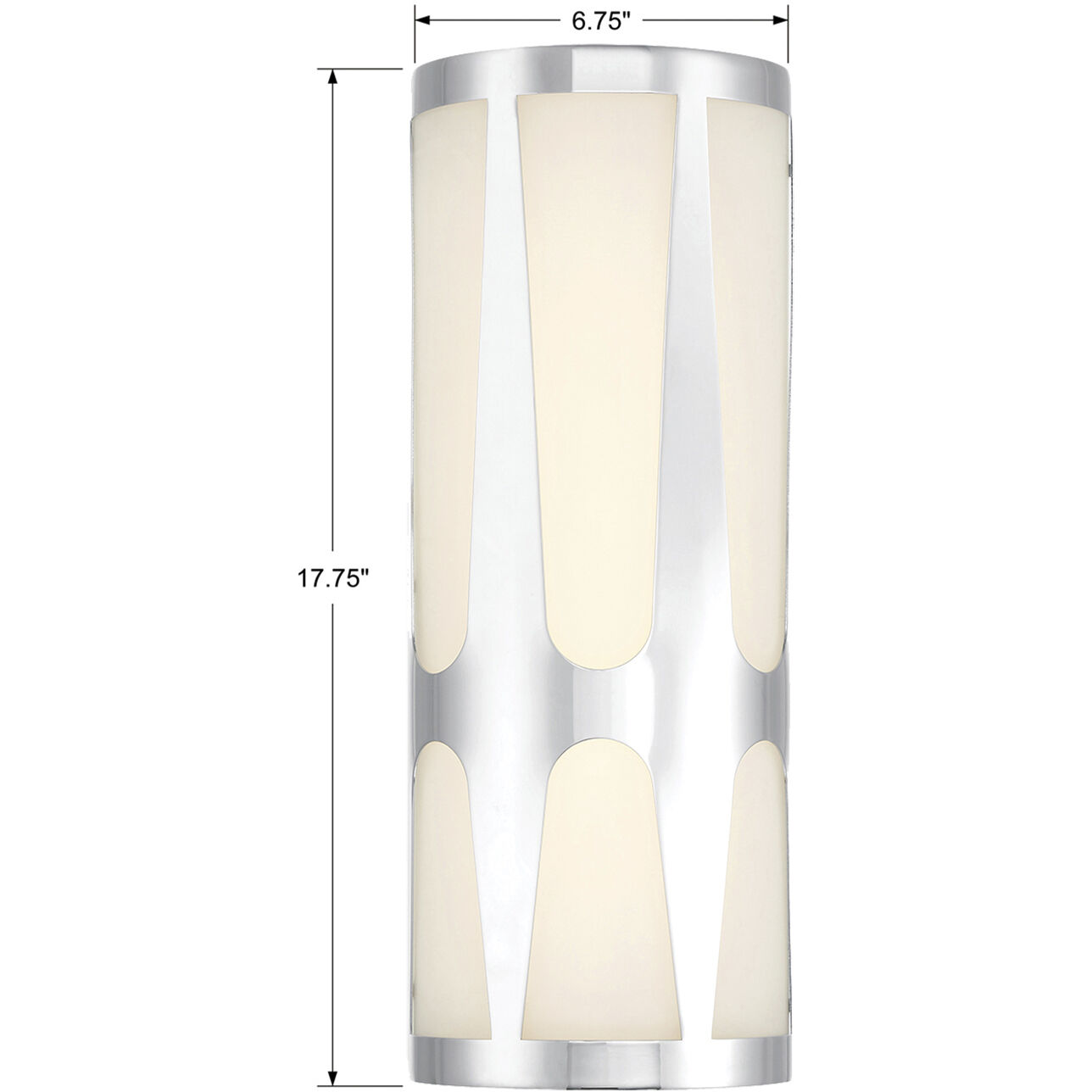 Royston Bath Wall Light in Polished Chrome