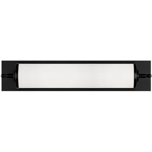 Foster LED 6 inch Matte Black Bathroom Vanity Light Wall Light