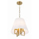 Westwood 4 Light 13.5 inch Vibrant Gold Chandelier Ceiling Light