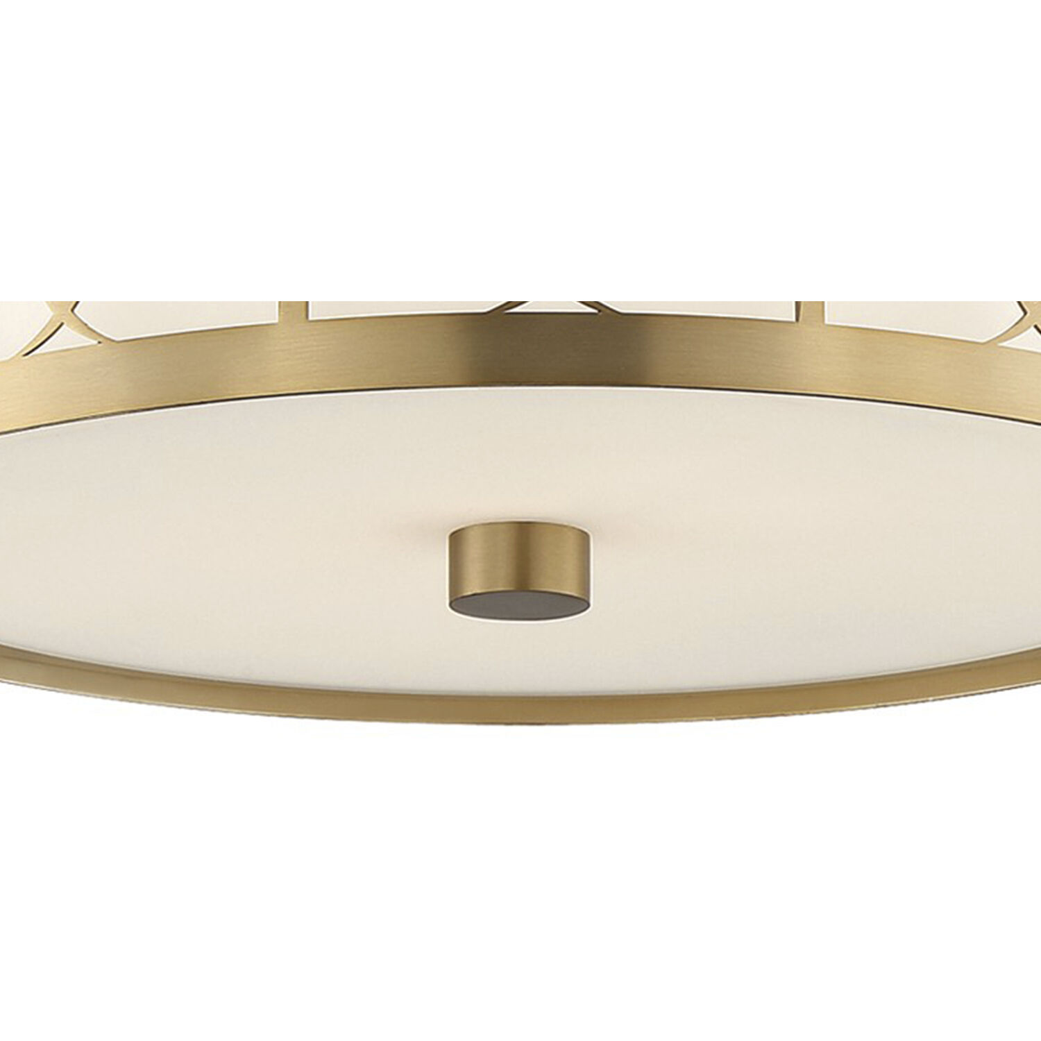 Anniversary 2 Light 13.5 inch Vibrant Gold Flush Ceiling Light