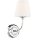 Sylvan Bath Sconce Wall Light in Polished Chrome