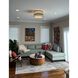 Royston 3 Light 18 inch Black Flush Ceiling Light