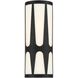 Royston Bath Sconce Wall Light in Black