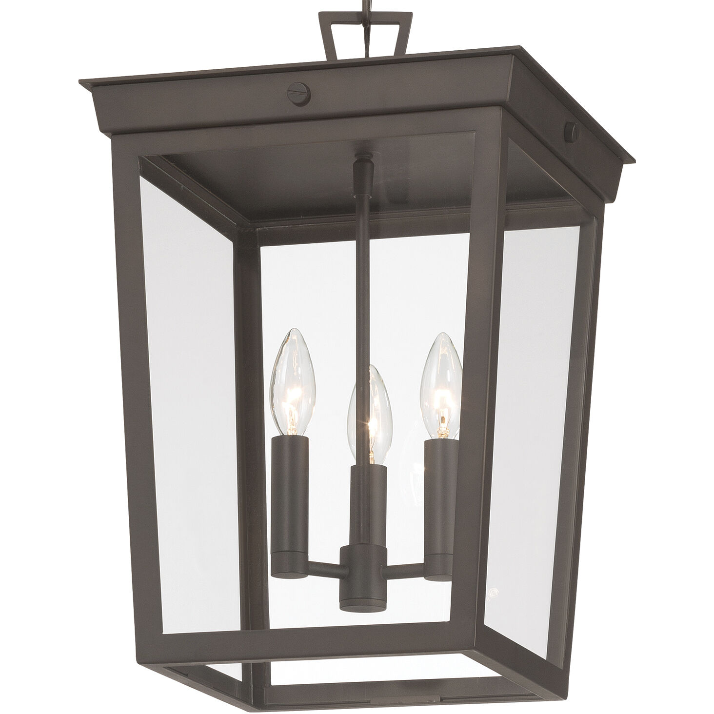 Belmont 3 Light 12 inch Twilight Bronze Outdoor Pendant