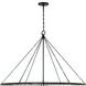 Rylee 24 Light 60 inch Matte Black Chandelier Ceiling Light