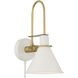 Medford 10 inch 60.00 watt White Task Sconce Wall Light