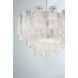 Addis 9 Light 22 inch Polished Chrome Chandelier Ceiling Light in Tronchi Glass Clear