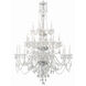 Traditional Crystal 25 Light 45 inch Polished Chrome Chandelier Ceiling Light