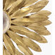 Broche Bath Sconce Wall Light in Antique Gold