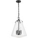 Voss Pendant Ceiling Light in Matte Black