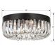 Alister 5 Light 15.25 inch Charcoal Bronze Flush Ceiling Light