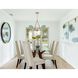Xavier 4 Light 31.75 inch Vibrant Gold Chandelier Ceiling Light in Vibrant Gold and Green