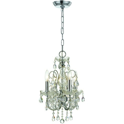 Imperial 4 Light 12 inch Polished Chrome Mini Chandelier Ceiling Light in Clear Spectra