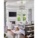 Carson 6 Light 28 inch Polished Nickel Lantern Chandelier Ceiling Light