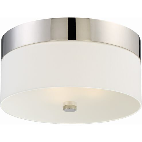 Grayson 3 Light 16 inch Polished Nickel Flush/Semi Flush Ceiling Light