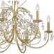 Sadie 6 Light 29 inch Antique Gold Chandelier Ceiling Light