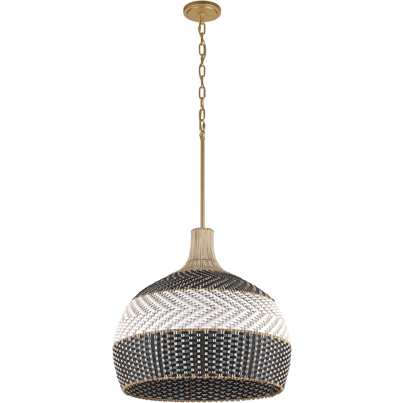 Zanzibar Pendant Ceiling Light in Soft Gold