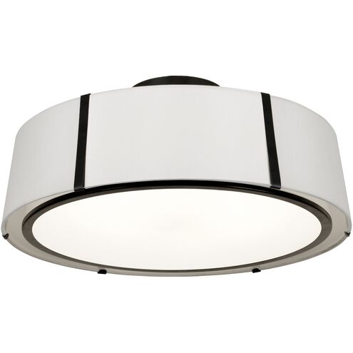 Fulton 6 Light 24 inch Black Semi Flush Ceiling Light