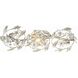 Marselle Bath Vanity Light Wall Light in Antique Silver
