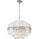 Hayes 12 Light 22 inch Polished Nickel Chandelier Ceiling Light