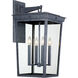 Belmont 4 Light 26 inch Graphite Outdoor Sconce