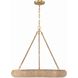 Oakley 1 Light 24 inch Soft Gold Chandelier Ceiling Light