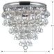Calypso 3 Light 10.5 inch Polished Chrome Flush Ceiling Light