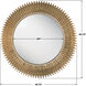 Broche 46.75 X 46.75 inch Antique Gold Mirror