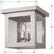 Hurley 4 Light 11.75 inch Polished Nickel Flush Ceiling Light