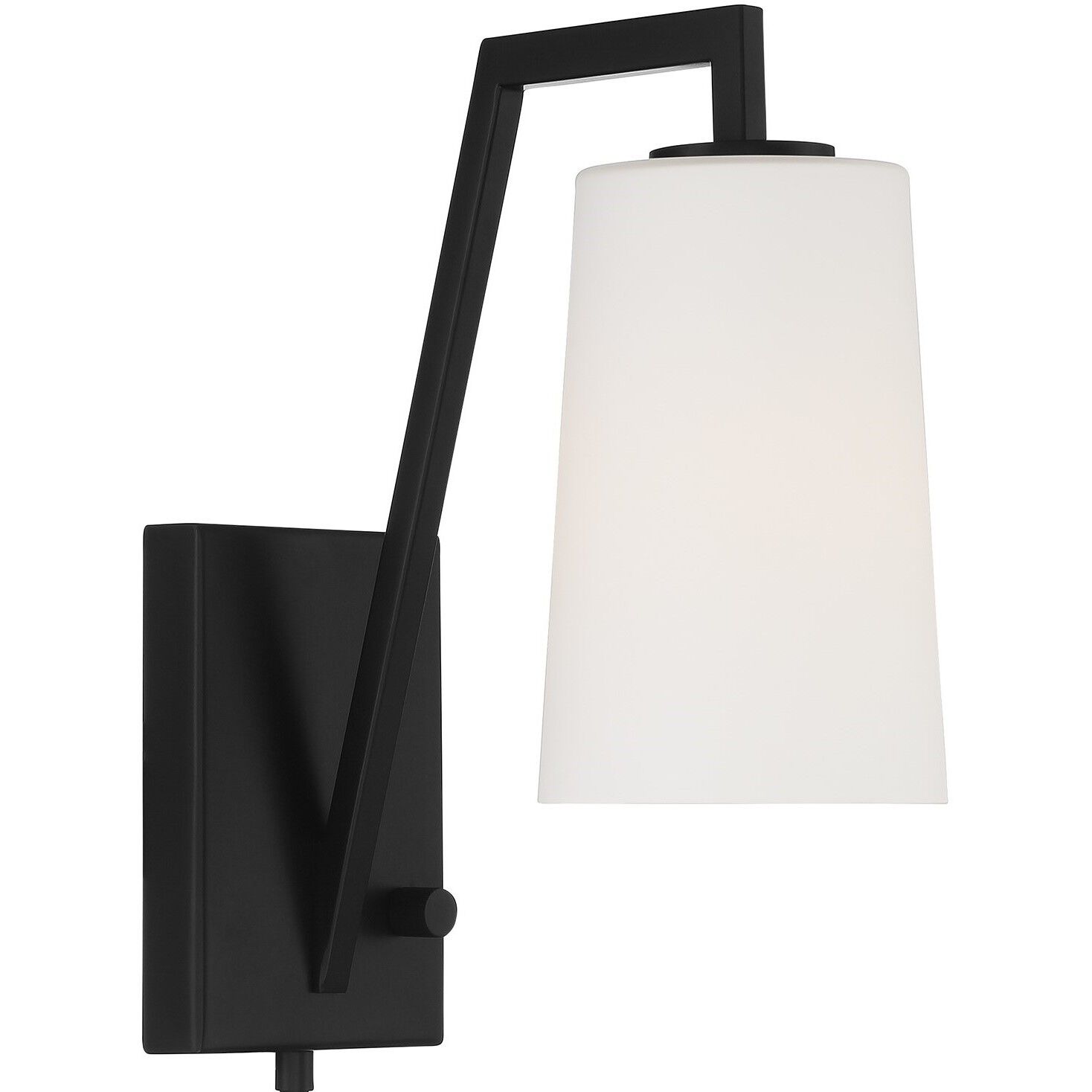 Avon 10.25 inch 60.00 watt Matte Black Task Sconce Wall Light