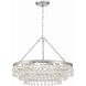 Calypso 6 Light 25 inch Polished Chrome Chandelier Ceiling Light
