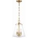 Voss 3 Light 11 inch Luxe Gold Mini Chandelier Ceiling Light