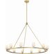 Aragon 12 Light 46.75 inch Soft Brass Chandelier Ceiling Light