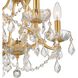 Filmore 4 Light 17.5 inch Antique Gold Mini Chandelier Ceiling Light in Clear Hand Cut