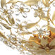 Marselle 6 Light 24 inch Antique Gold Semi Flush Ceiling Light