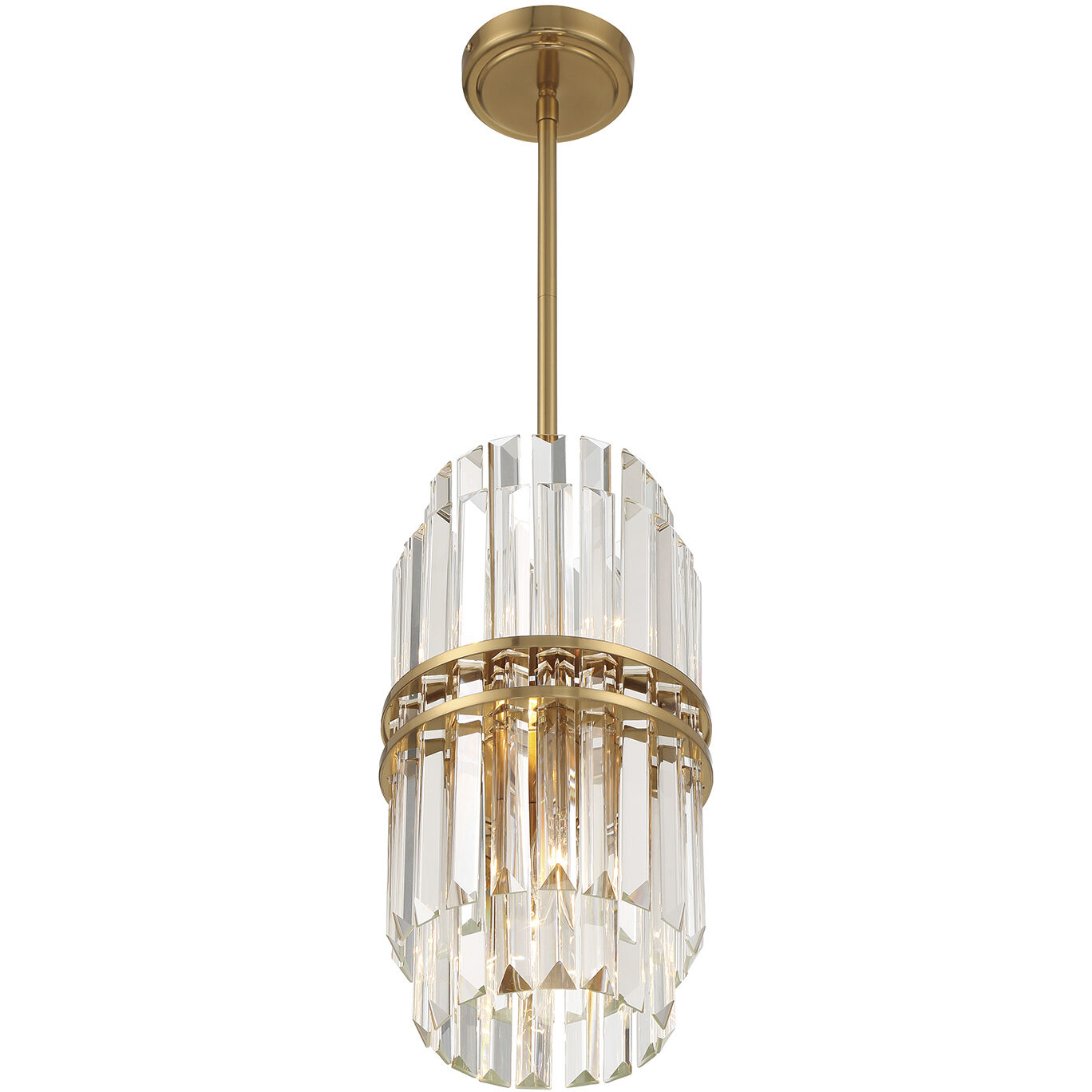 Hayes 4 Light 8 inch Aged Brass Mini Pendant Ceiling Light