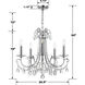 Othello 5 Light 20.5 inch Polished Chrome Chandelier Ceiling Light in Clear Hand Cut