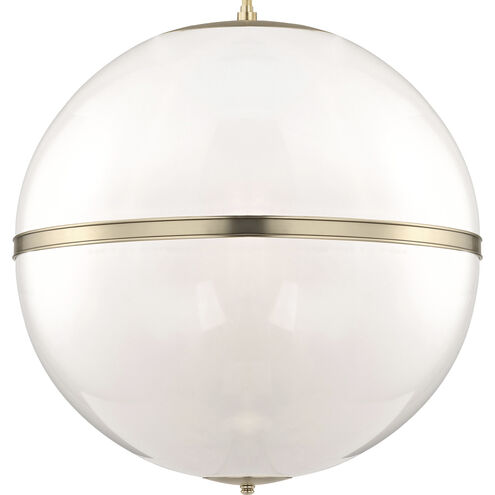 Truax 4 Light 30 inch Aged Brass Pendant Ceiling Light