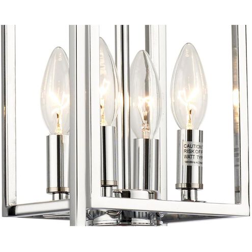 Kai 4 Light 8 inch Polished Chrome Pendant Ceiling Light