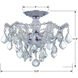 Maria Theresa 3 Light 13.5 inch Polished Chrome Semi Flush Ceiling Light in Clear Swarovski Strass
