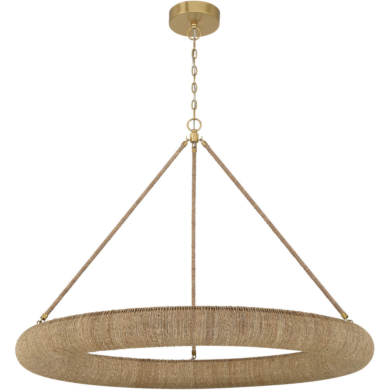 Oakley 1 Light 48 inch Soft Gold Chandelier Ceiling Light